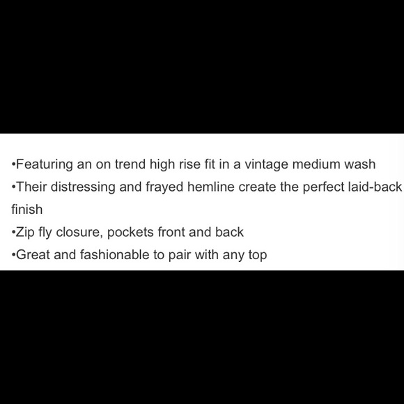 ๐คฉHP๐คฉ High Rise Distressed Denim Shorts - Picture 5 of 7